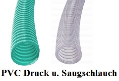 PVC Druckschlauch u. Saugschlauch
