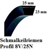 Keilriemen 8V/25N