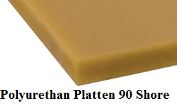 Polyurethan Platten D44 90 Shore Hrte
