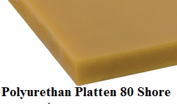 Polyurethan Platten D44 80 Shore Hrte