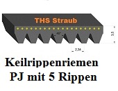 Keilrippenriemen PJ mit 5 Rippen