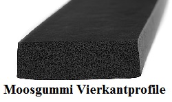 Moosgummi Streifen
