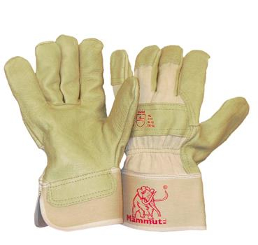 Schweinsnarbenleder Handschuhe Mammut (120 Paar)
