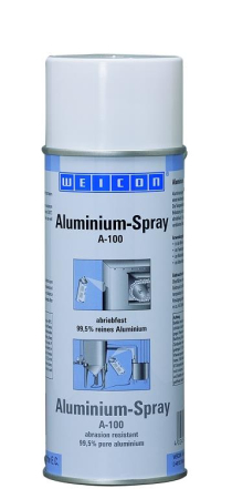 WEICON-Aluminium Spray A-100 abriebfest 400 ml (12