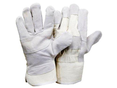 Rindspaltleder Handschuhe Grau (120 Paar)