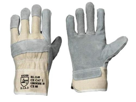 Rindkernspaltleder Handschuhe gefttert (120 Paar)