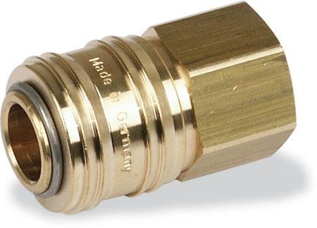 Schnellverschlusskupplung IG 1/4 Messing NW 7,2