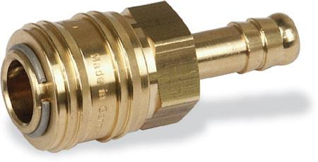 Schnellverschlusskupplung Tlle 6 mm Messing NW 7,