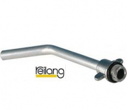 Reilang Alu-Rohr gebogen 45 L 140 mm
