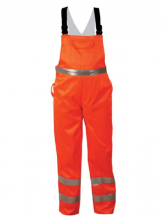 Warnschutz Latzhose EN 471/2 Gr.44-64