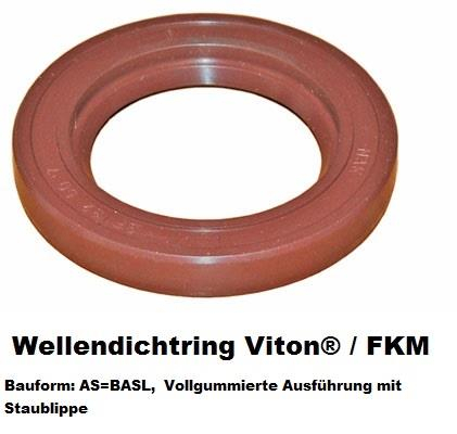 Wellendichtring Viton 30x52x7 mm A-V