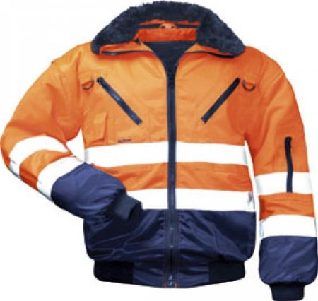 Warnschutz-Pilotenjacke Erik orange EN 471 Gr.M