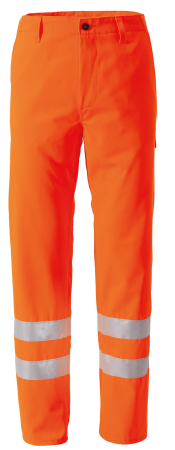 Rofa Warnschutz-Bundhose 188 orange Gr. 64-66