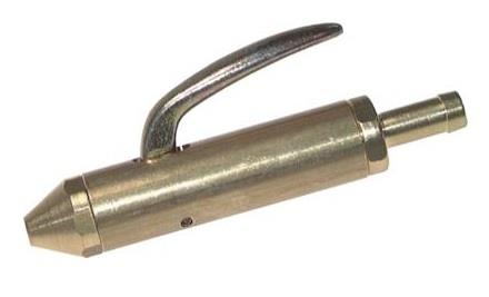 Blaspistole Messing Kurzdse 9 mm Schlauchanschlu