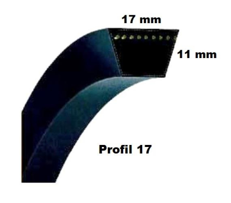 Keilriemen 17 x 1120 Li