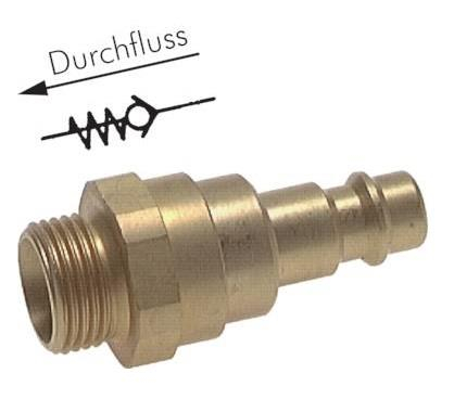 Kupplungsstecker AG 3/8 mit Rckschlagventil (NW