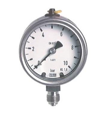 Chemie-Manometer senkrecht 63 mm