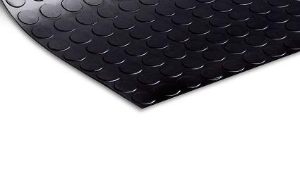 Gummi-Rundnoppenmatte 3 mm 1,45 m breit (Rolle)