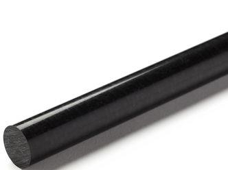 POM-C Rundstab 135 mm schwarz