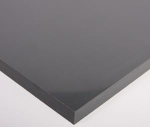 PVC Platten 4 mm grau 1000 x 400 mm
